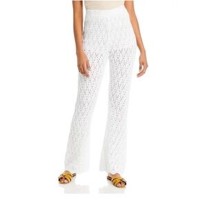 Wayf Crochet Pants Cream/White -‎ Size XL NWT
